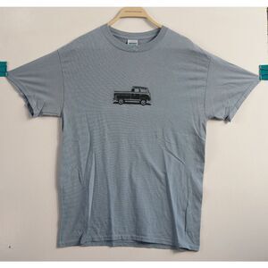 Vintage Volkswagen VW Split Bus Pickup Graphic T-Shirt Blue‎ Men's Size M Rare